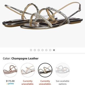 Badgley Mischka flat sandals